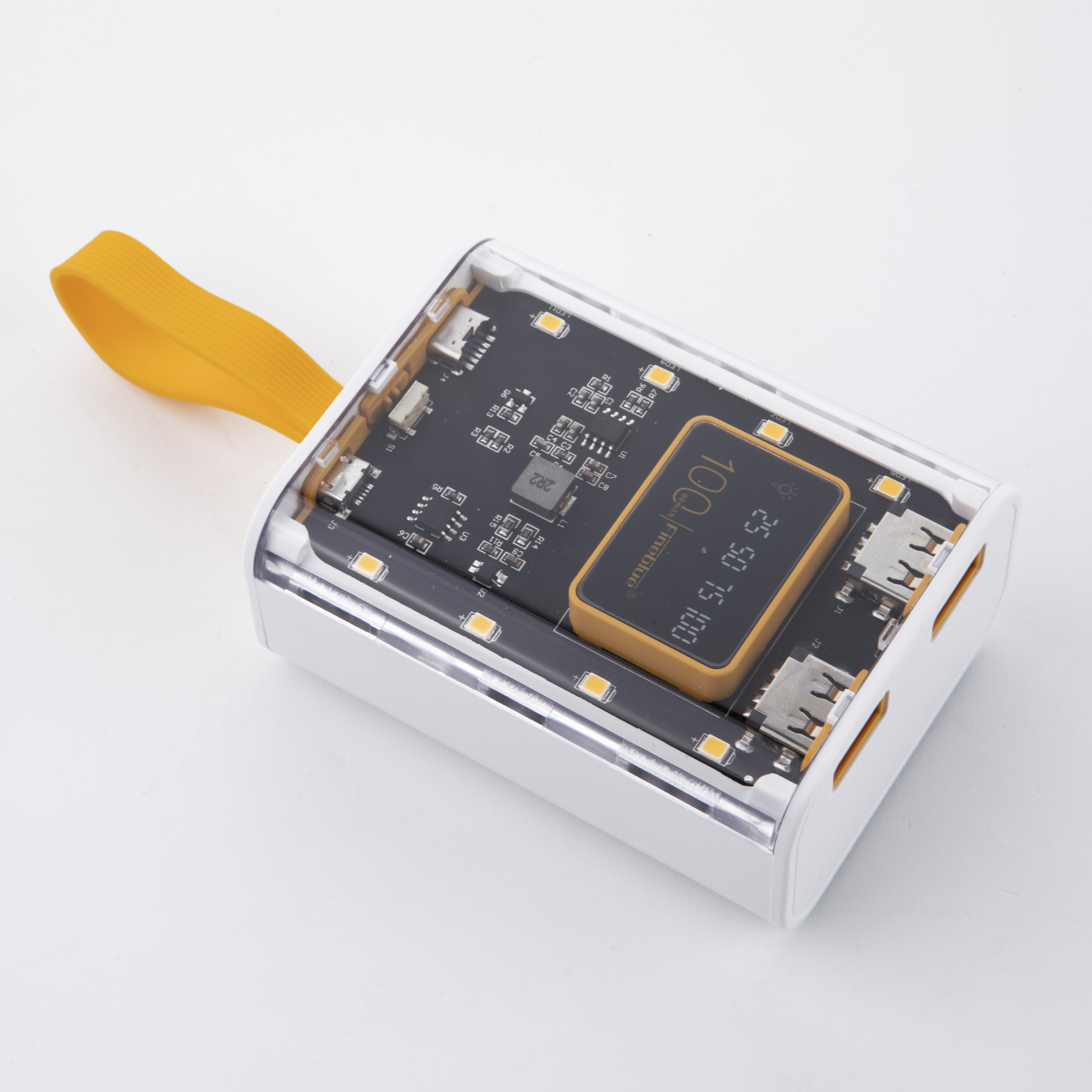 Fineblue 10000 mAh Mini Transparan Powerbank